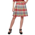 thumbnail image 5 of Moomaya Printed Short Skirts For Women Cotton Pleated Mini Skirt Summer Clothing, 5 of 6