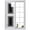Black, variant on Sage Green Gradient Squares Window Privacy Film, Softness Layers Zen Geometric Frosted Glass Window Clings Static Cling UV Heat Blocking Reusable Door Sticker for Bathroom 17.7 x 39.3 Inch