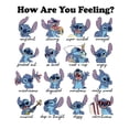 thumbnail image 2 of Men's Lilo & Stitch How Are You Feeling Pull Over Hoodie White Small, 2 of 4