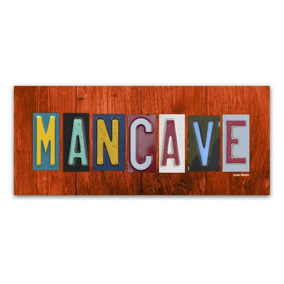 Trademark Fine Art 'Man Cave' Canvas Art by Design Turnpike