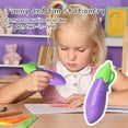 thumbnail image 5 of Voice Recorder Pen Portable Writing Instrument with Integrated Sound Recording and Playback for School Office Fun Desk Accessories Novelty Eggplant Shape, 5 of 5