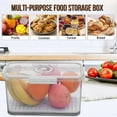 thumbnail image 5 of Baodeli Bread Box Bread Boxes for Kitchen Counter Airtight, Time Recording Bread Storage Container with Lid, Bread Keeper for Homemade Bread, Toast, Bagel, Donut and Cookies, White, 5 of 7