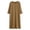 2_Khaki, variant on Asxite Summer Dresses for Women Casual Solid Textured Loose Breathable Midi Sundress