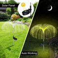 thumbnail image 3 of 4 Pack de luces solares para exteriores, 4 piezas de luces solares para jardín, impermeables, 7 colores cambiantes, lámparas solares, luces decorativas para bodas, Navidad, jardín, césped, patio, cam, 3 of 5