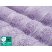 American Soft Linen Turkish 6 Piece Towel Set, 100% Cotton Premium Soft Bathroom Towels, Lilac