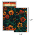thumbnail image 2 of Zinnias Decorative Matchboxes with Wooden Matches | 6 pack, 2 of 5