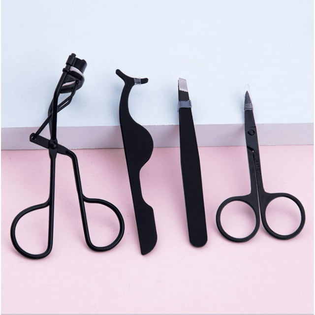 Eyelash Comb Brush Tools 4Pcs Eyebrow Brush Comb Eyelashes Curler Lash Separator Tool