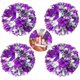thumbnail image 1 of paquetes de pompones de animadoras con anilla para los dedos, pompones metálicos brillantes para animadoras, flores de mano premium para el equipo de animadoras para juegos deportivos y bailes, 1 of 5