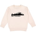 thumbnail image 2 of Inktastic San Francisco Skyline Toddler Sweatshirt, 2 of 4