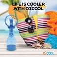 thumbnail image 6 of O2COOL 2" Battery Powered Deluxe Personal Mister Fan, Blue, 6 of 6