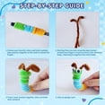 thumbnail image 6 of POMBUDS 1200pcs Pipe Cleaners for Crafts – 24 Assorted Colors Chenille Stem Fuzzy Sticks, 12in DIY Art Supplies for Kids and Adults, 6 of 9