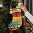 thumbnail image 5 of Sikiie Vintage Beach Sunset Christmas Stockings,18 Inches Christmas Stockings Xmas Hanging Stockings for Family Christmas Decorations & Gifts, 5 of 7