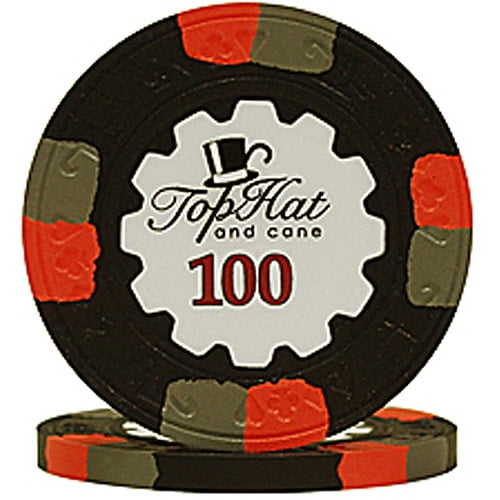 Paulson Top Hat & Cane Poker Chips