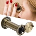 thumbnail image 3 of Peep Holes for Door, 200 Degree Zinc Alloy Door Viewer Peephole, Wide Viewing Angle with Heavy Duty Rotating Privacy Cover with 16mm/0.63inch Drill Bit for 1-1/2" to 2-3/8" Doors(B), 3 of 5
