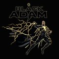 thumbnail image 3 of DC Comics Black Adam Shazam Lightening Black T-Shirt, 3 of 4