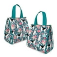 thumbnail image 2 of Husky Dog Flower Floral Insulated Lunch Bag for Women & Adults,Large Portable Soft Cooler Lunch Bag,Thermal Food Storage Tote with Pearl Cotton,8.66L,8.75x5.75x9.5 Inch, 2 of 6