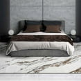 thumbnail image 3 of Luxe Weavers Abstract Marble Patterned Ivory 6x9 Area Rug for Living Rooms, 3 of 11