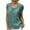 Army Green, variant on Women's Solid Color Bubble Wrinkled Cotton Double-layer Crepe Fabric Round Neck Short Sleeved Fashionable T-shirt Top