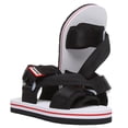 thumbnail image 5 of Hunter Women's Ankle Strap Hook And Loop Sandal In Black White Red Size 5, 5 of 6