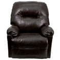 thumbnail image 5 of Flash Furniture Contemporary Bentley Brown LeatherSoft Chaise Power Recliner with Push Button, 5 of 5