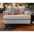 thumbnail image 5 of Southern Home Furnishings Carys Doe Traditional Polyester Chair in Beige, 5 of 7