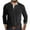 Black, variant on Mens Long Sleeve Polo Shirt With Pocket Classic Color Block Stretchy Undershirt Casual Daily Office Polo Shirt