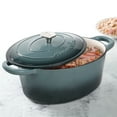 thumbnail image 5 of Crock Pot Artisan 7-Quart Oval Dutch Oven - Gray, 5 of 8