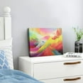 thumbnail image 3 of SUMAAFU Rainbow Clouds Wall Decor Canvas Art Ready To Hang Home Decor 20x16in, 3 of 6