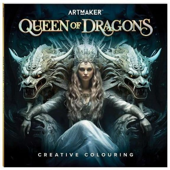 Hinkler Pty Ltd Art Maker Creative Colouring Queen of Dragons (Paperback) Dragons