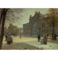 thumbnail image 2 of Eugène Trigoulet 24x18 Black Ornate Framed Double Matted Museum Art Print Titled: The Palais De L'Industrie (1899), 2 of 5