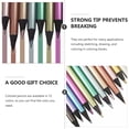 thumbnail image 3 of 1 Set Kid's Metallic Colored Pencil Wooden Drawing Pencil 12 Colors Pencils, 3 of 5