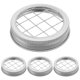 thumbnail image 2 of Stainless Steel Floral Jar Covers with Smooth Edges and Comfortable Grip for Wide Mouth Jars 4, 2 of 5