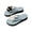 blue, variant on Women Platform Polka Dot Flip Flop Sandals, Cute Plush Toe Post Lightweight Slides