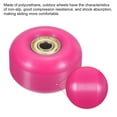 thumbnail image 3 of Unique Bargains Roues de Planche à Roulettes 52mm avec Roulements Roues de Rue pour Skateboards Roue de Croisière 95A, Rose Rouge Doré Lot de 4, 3 of 4