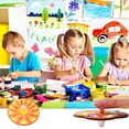 thumbnail image 5 of Set Niños Diy Pintura Para Colorear Gyro Juguetes De Madera Spinning Tops Diy Fiesta Favores Juegos Educativos Regalos10 Unids seitruly FN007815-06, 5 of 5
