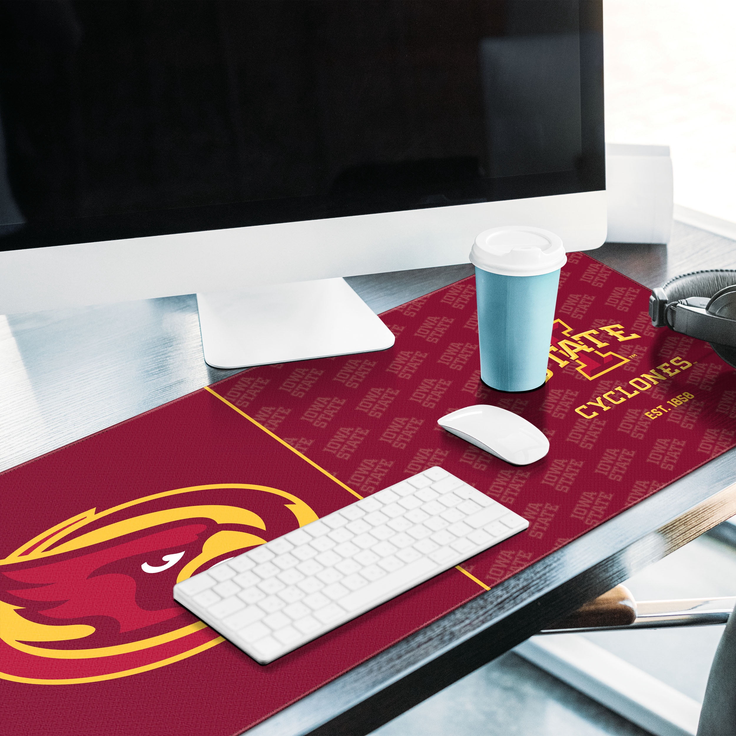 YouTheFan NCAA Iowa State Cyclones Logo Series Desk Pad