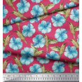 thumbnail image 2 of Soimoi Rayon Fabric Hummingbird & Floral Fabric Prints By Yard 56 Inch Wide, 2 of 3