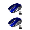 thumbnail image 3 of jesticaly Computer 2.4Ghz Wireless Optical Mouse Quick Speed Low Latency 6 Buttons Plastic Gaming Mice Desktop PC Portable Blue 2Set, 3 of 6