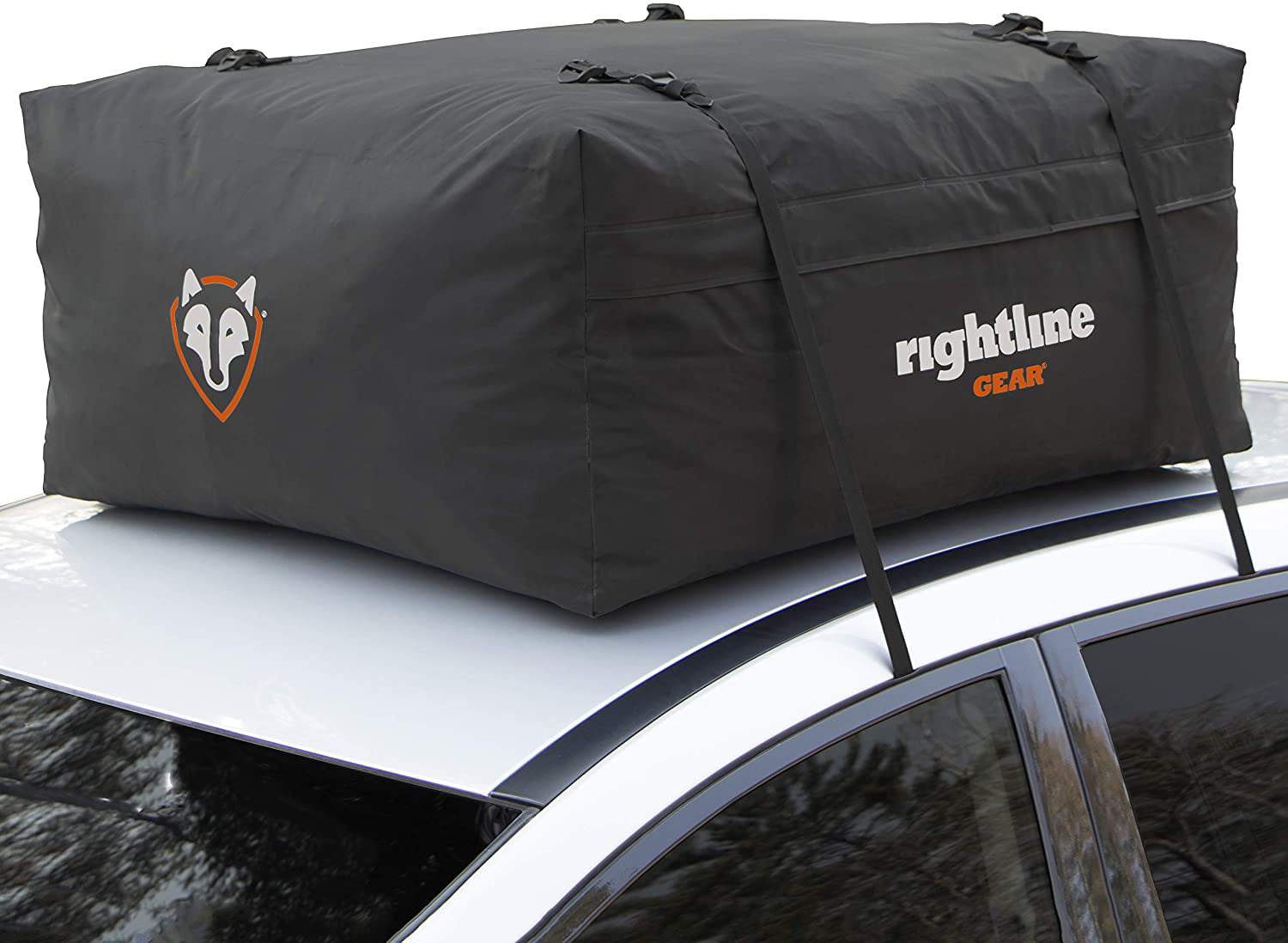 Rightline Gear Range 2 Car Top Carrier, 15 cu ft, Weatherproof +, Attaches  With or Without Roof Rack