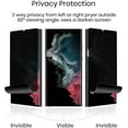 thumbnail image 4 of Privacy Screen Protector TPU Film for Samsung Galaxy S22 Ultra - (Fingerprint Works) Anti-Peep Anti-Spy Case Friendly 3D Edge, 4 of 6