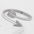 thumbnail image 3 of Flecha Para Mujer, Anillo De Dedo Abierto, Anillo Ajustable, Anillo De Metal 2 Anillos Cateissary AP005528-00, 3 of 6