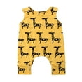 thumbnail image 1 of Baby Girls Giraffe Sleeveless Romper, 1 of 5