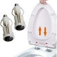 thumbnail image 6 of 2xToilet Seat Hinges Screws WC Hole Fixing Fit Toilet Seats Hinges Repair To AL, 6 of 10
