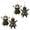 Black & White 2pcs, variant on Ruanlalo Christmas Cat in Christmas Tree Acrylic Hanging Ornament 2D Flat Car Rearview Mirror Charm Holiday Gifts for Cat Lovers