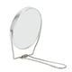 thumbnail image 1 of Mirror de Tocador de 2 Lados, Marco de Aluminio Lentes de Alta Definicion de Acero inoxidable Espejo de Tocador de Plata para la Oficina, 1 of 7