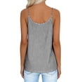 thumbnail image 5 of yillto Women Striped Tank Summer Sleeveless Tops Round Neck Casual Lightweight Lounge Shirts S-3XL, 5 of 7