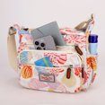 thumbnail image 4 of Casual Multi Pockets Female Shoulder Bag Durable Fabric Female Handbag Fashion Floral Pattern Girls Shopping Messenger Bag SAC (6,23cm x 29cm x 12cm), 4 of 7