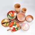 thumbnail image 5 of Youliang 20 Kraft Paper Bowls w/ Lids 16oz Round Containers for Meal Prep & Salad, 5 of 5