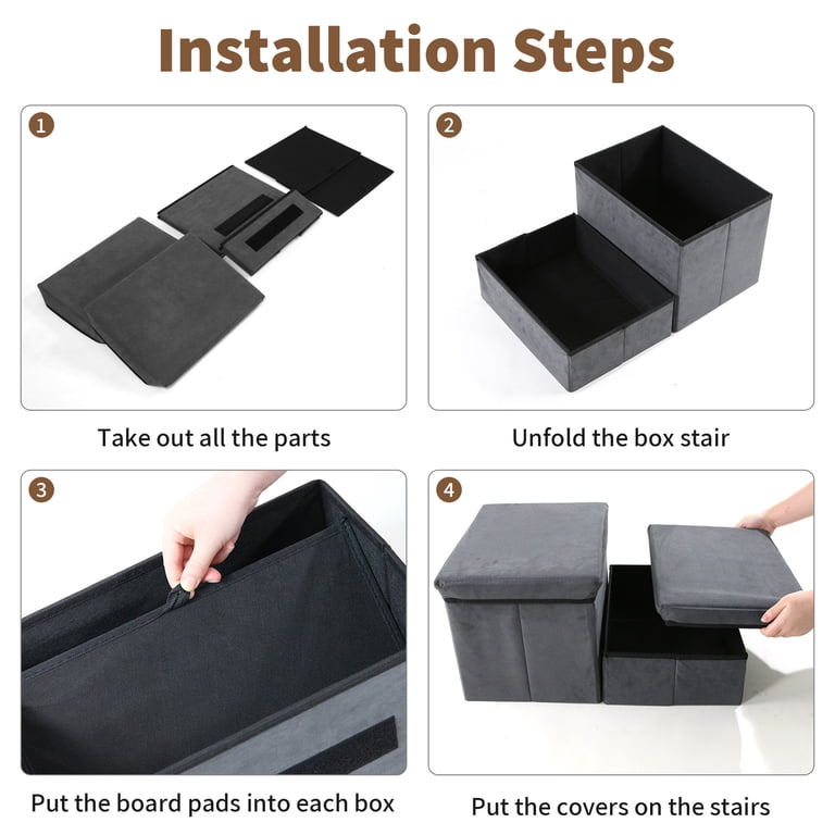 Convertible Pet Ramp 2-in-1 Dog Ramp & Stool - Convertible Pet Steps ...