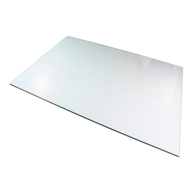 Cleartex Glaciermat - Tapis de Chaise pour Bureau - Rectangulaire - 91,4 x 107 cm - Transparent